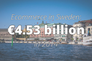 Ecommerce in Sweden grew to €4.53bn in 2014