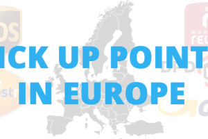 An overview of pick up points in Europe