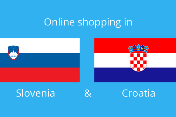 Share of ecommerce in Slovenia and Croatia compared