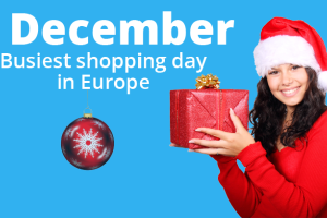 7 December is the busiest shopping day in Europe