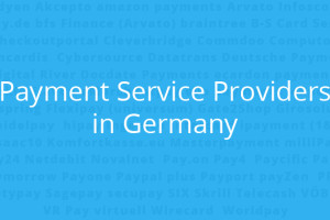 Overview of payment service providers in Germany