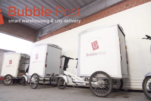 Belgian startup Bubble Post delivers cooled items per bike