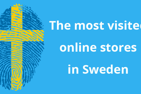 The most visited online stores in Sweden