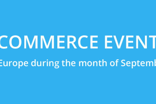 September: ecommerce events in Europe