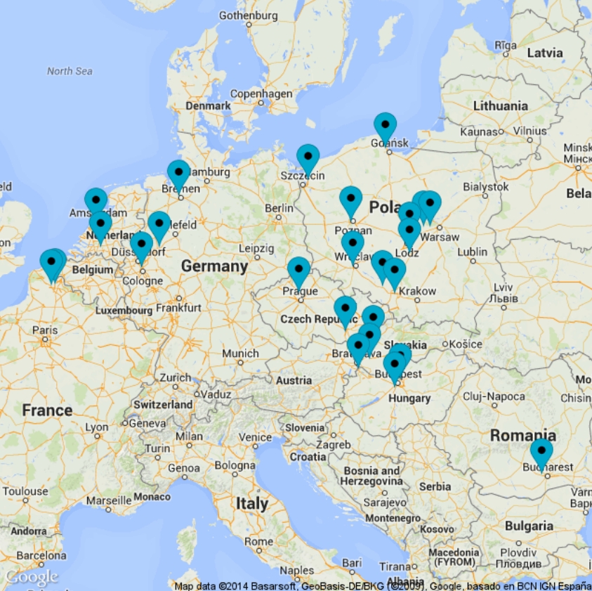 Ecommerce warehouses in Europe