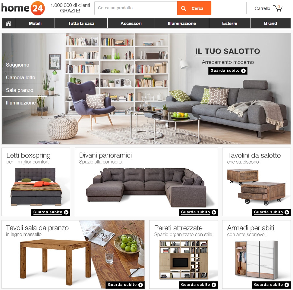 Online Furniture Store Home24 Expands To Italy