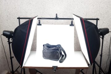 professional product photography with artificial light