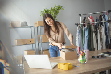 packing orders in a personalized style as online retailers